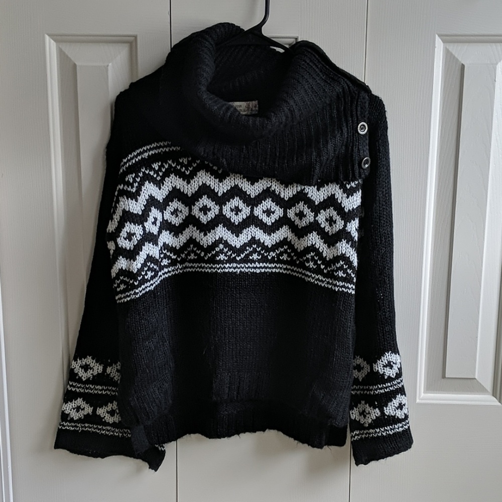 Black and White Sweater